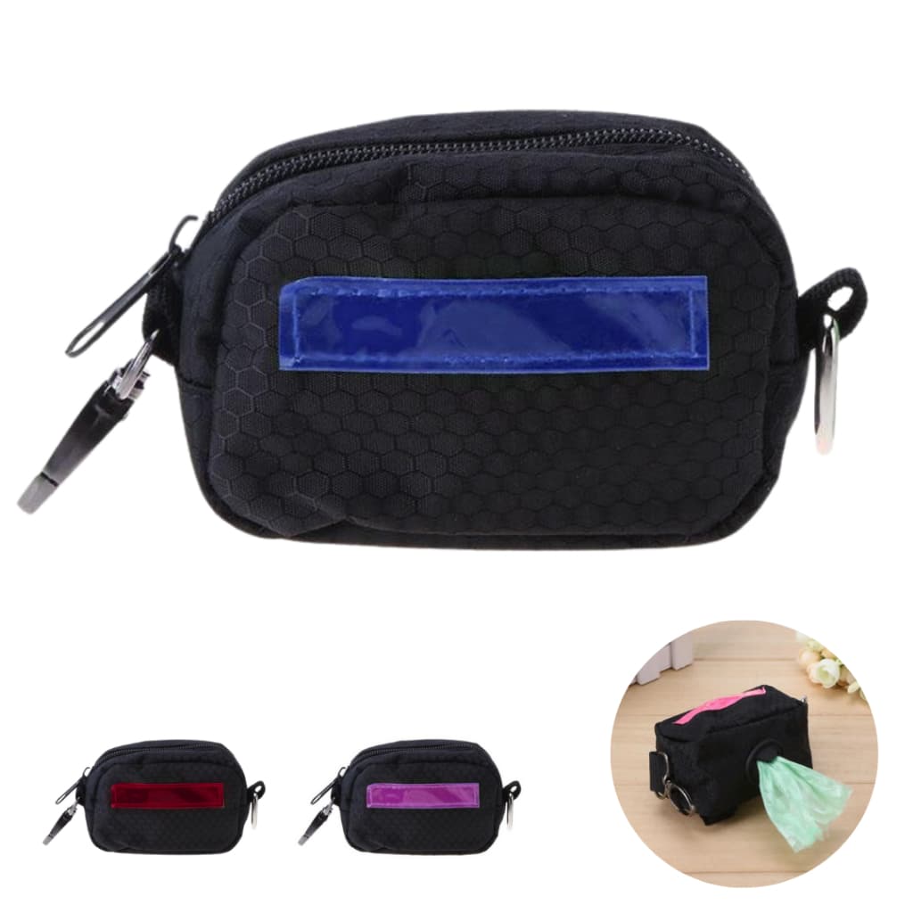 Bolsinha Pet Poliester Porta Saquinho Higiênico Cata Caca Lixo Coco