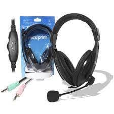 Fone de Ouvido Profissional P2 com Microfone Maxprint 6011444