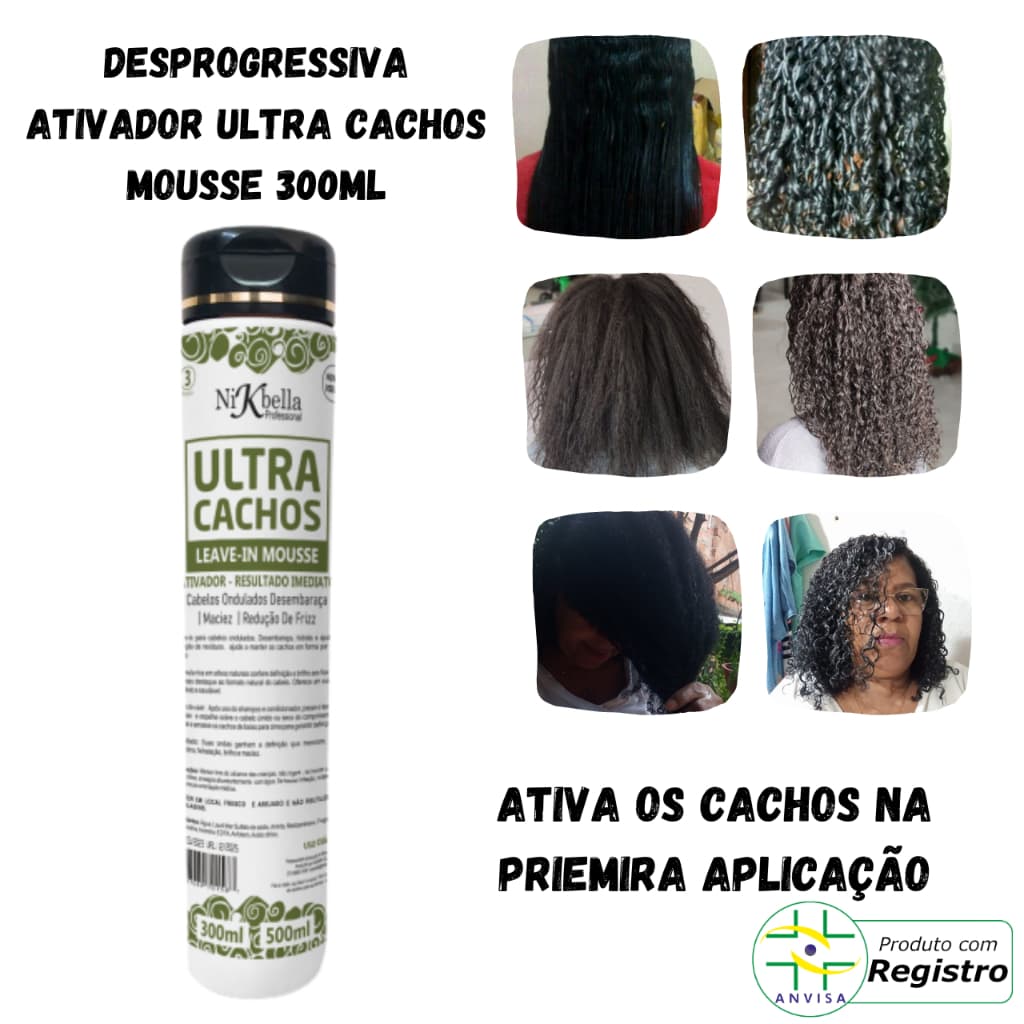 Desprogressiva Volta aos Cachos Instantaneamente na primeira aplicação Transição Capilar