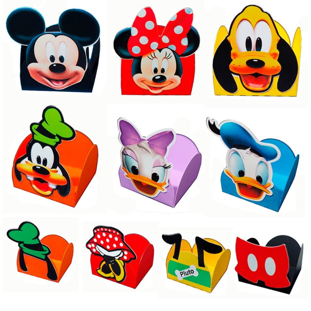 Forminhas de Brigadeiros Turma do Mickey-50/100/150/200-uni-Turma do Mickey ATENÇÃO*LEIA A DESCRIÇÃO