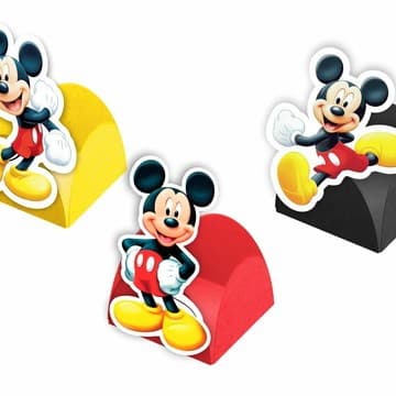 Forminhas Personalizadas 50/100/150/200 Und Mickey Preto Amarelo e Vermelho-ATENÇÃO*LEIA A DESCRIÇÃO