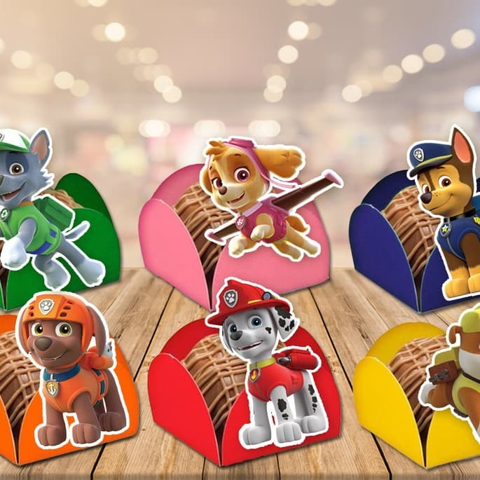 Forminhas Personalizadas  Patrulha Canina 50/100/150/200 unidades- - ATENÇÃO***LEIA A DESCRIÇÃO