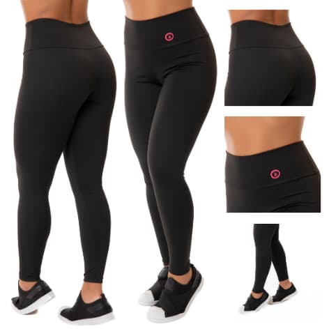 calça legging academia leg esportiva feminina zero transparência