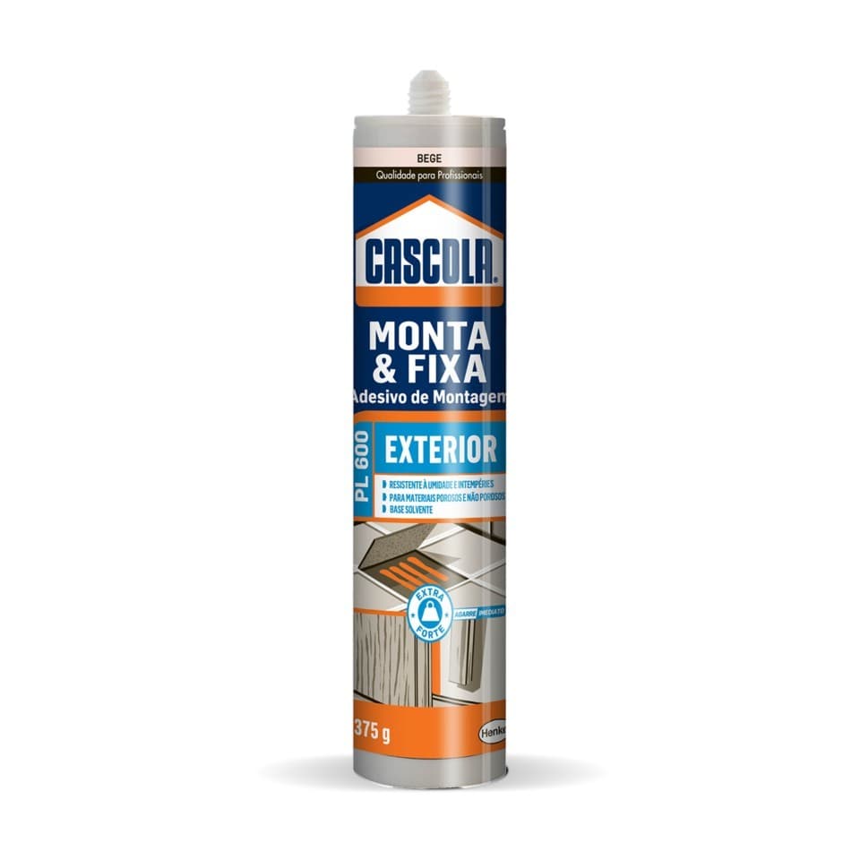 Cascola Monta E Fixa Pl600 Exterior Extra Forte 375g