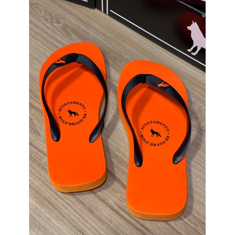 Chinelo Acostamento 100% Original Laranja Nova Coleção Envio Imadiato