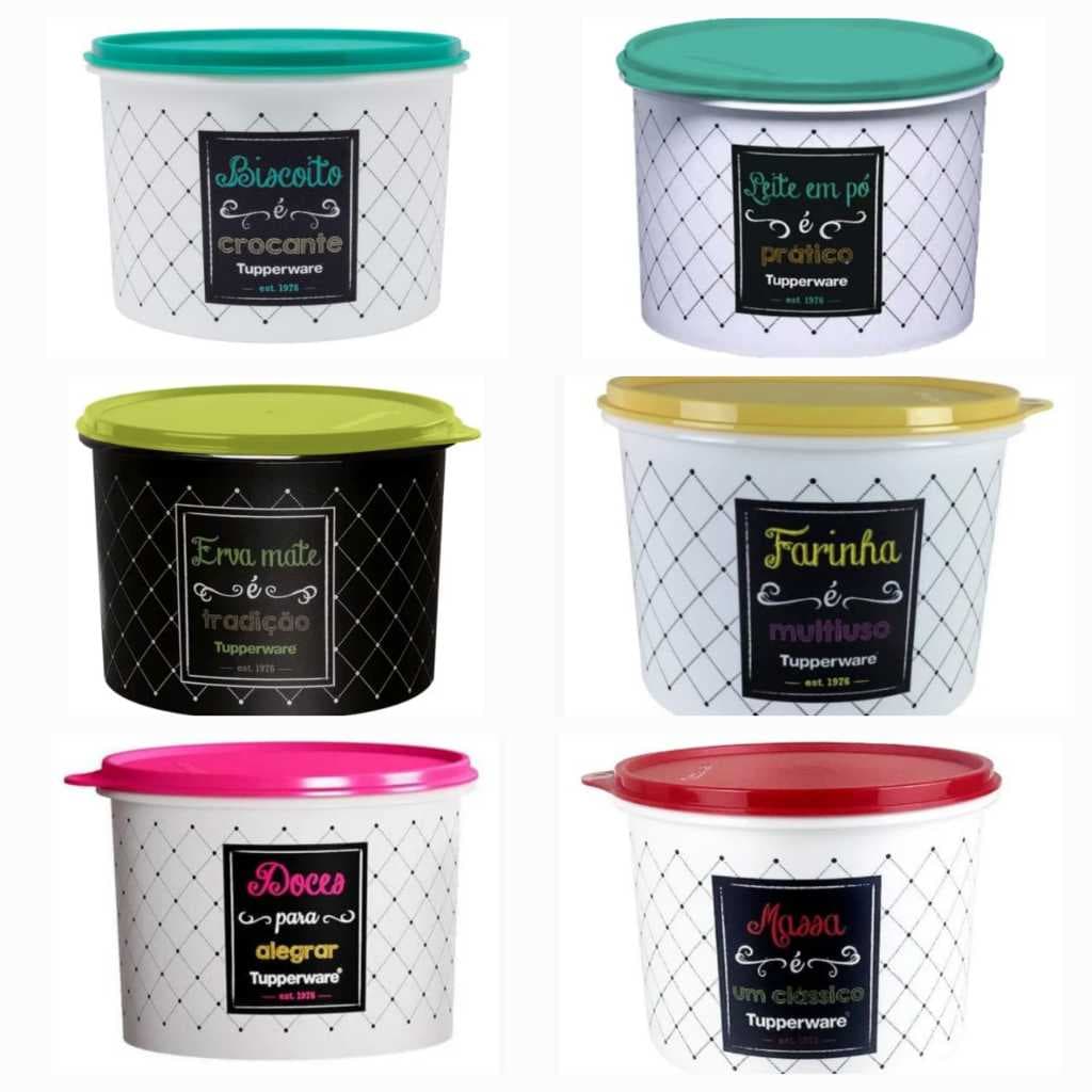 Tupper Caixa 2,4L  Estampas Variadas - Original Tupperware