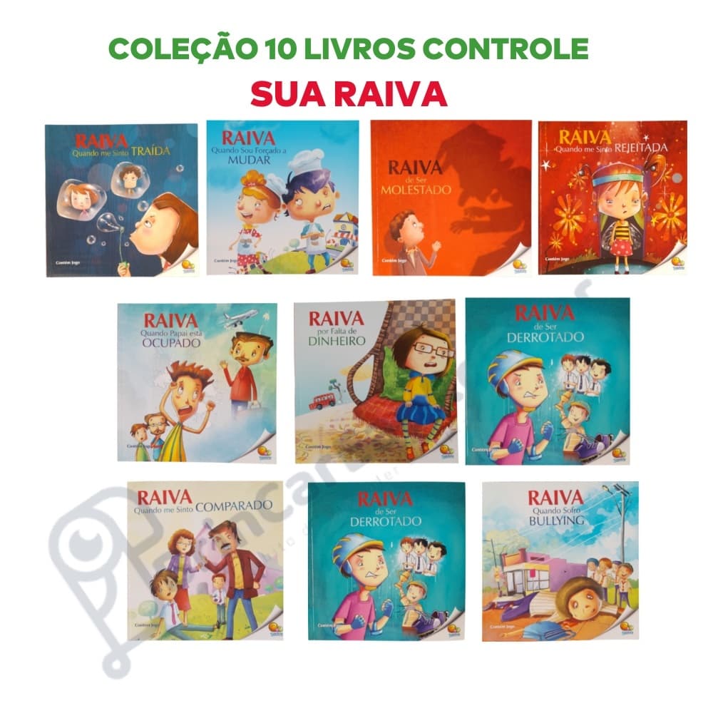 Coleção 10 Livros Controle Sua Raiva (8290)