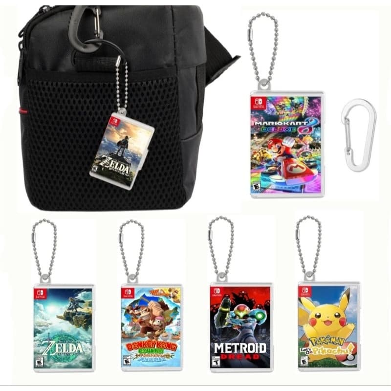 Capa case Mini chaveiro, 2 em 1 para jogos e cartao micro sd.  (Nintendo switch )