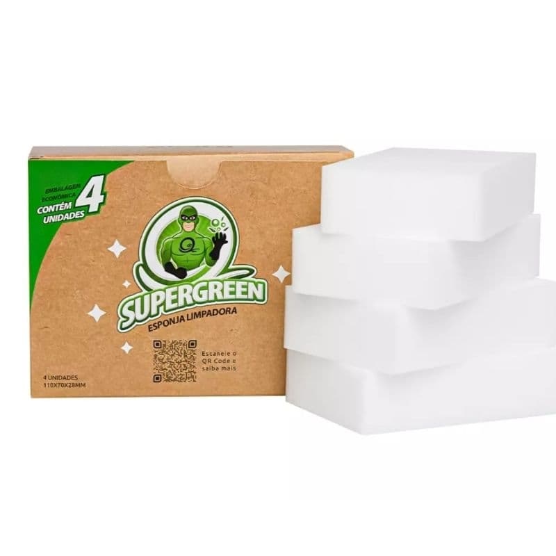 Esponja Limpadora Esponja Mágica Supergreen