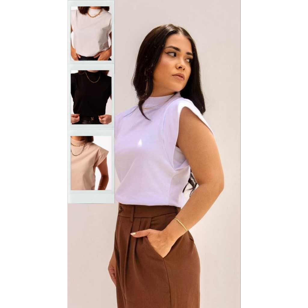 kit 3 blusas manga curta Muscle tee
