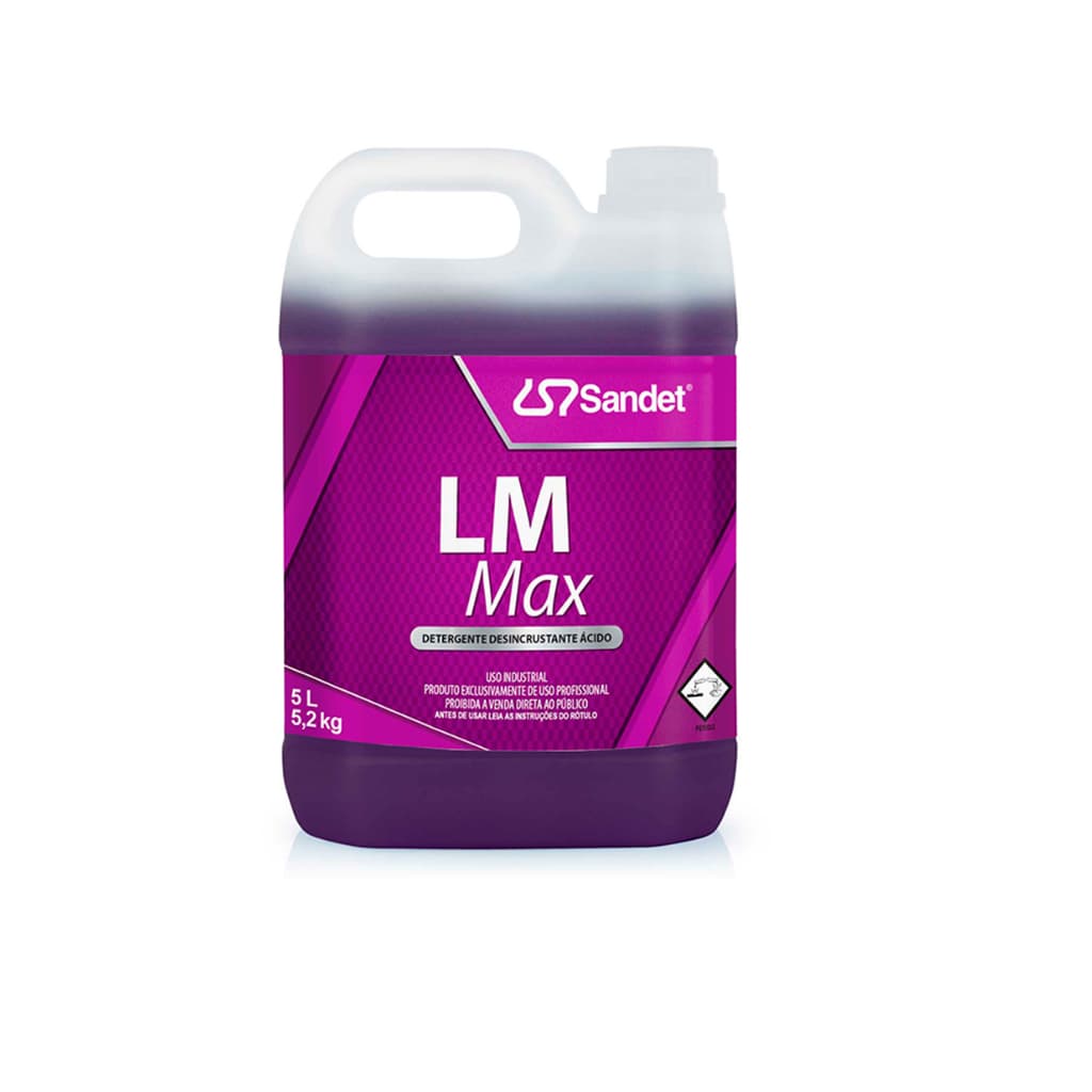 LM Max Sandet Ativado Intercap Desincrustante Limpa Alumínio