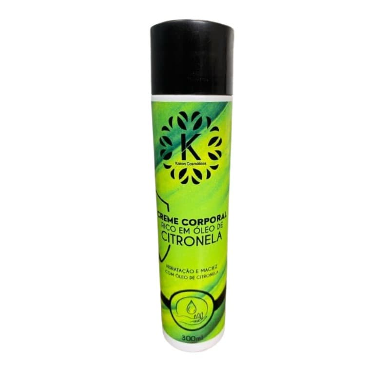 Creme Anti-dengue ajuda no combate contra a dengue com ÓLEO de CITRONELA 300mL