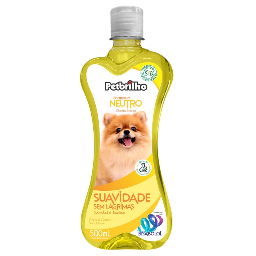 Shampoo para Cães e Gatos NEUTRO Pet Brilho 500mL