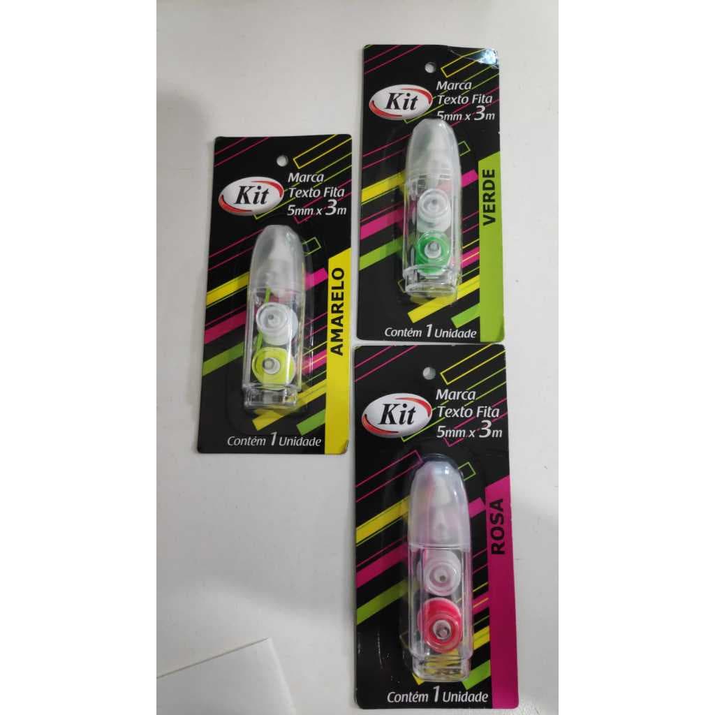 MARCA TEXTO FITA KIT