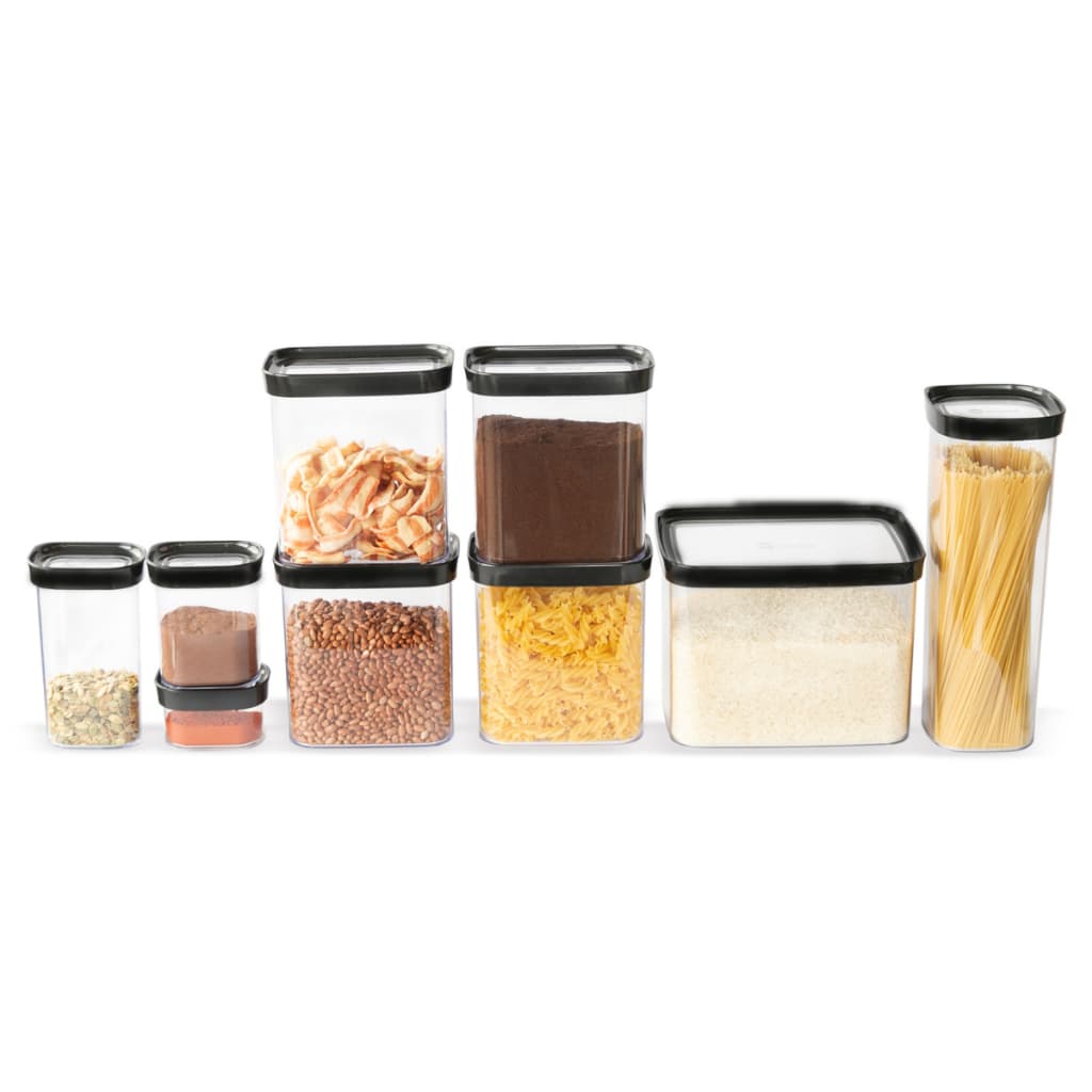 Conjunto 9 Potes Herméticos para Mantimentos