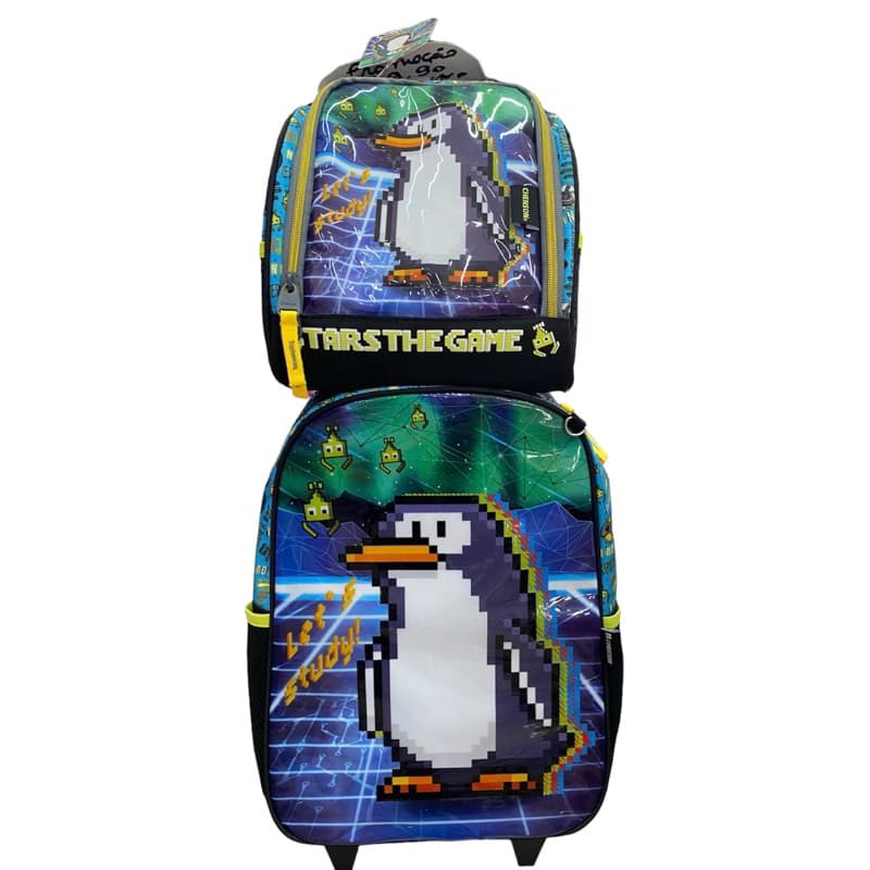 Mochilas escolares com rodinhas infantil na  PROMO