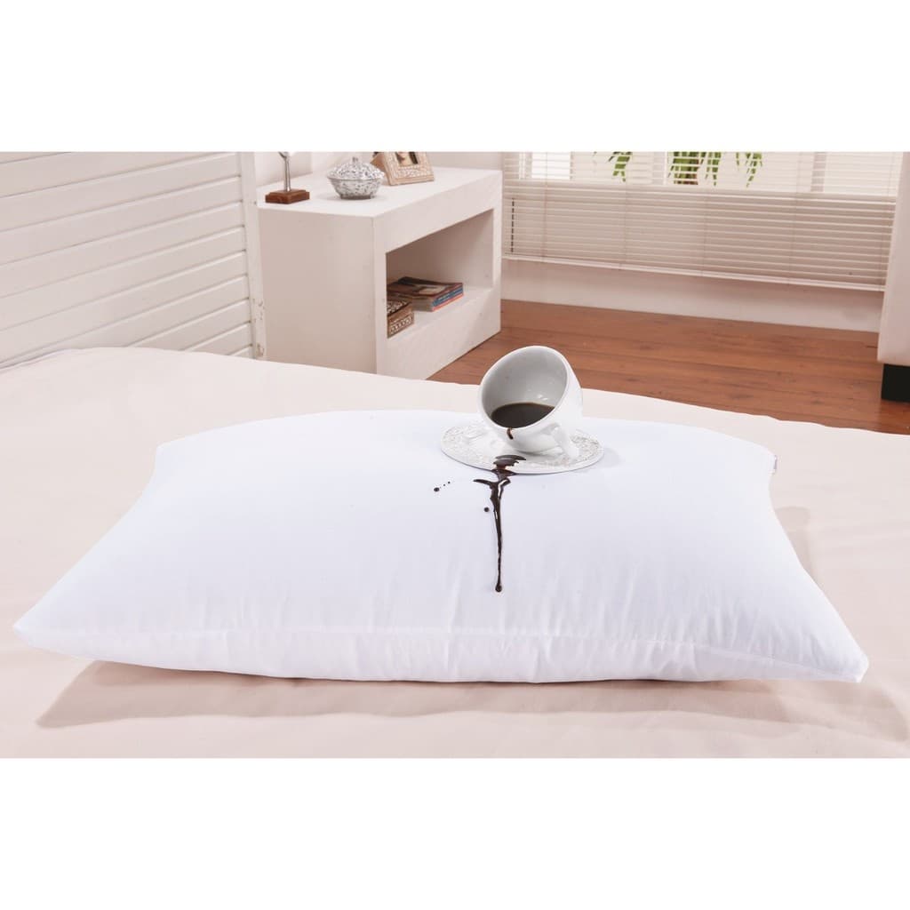 kit 10 FRONHA De Travesseiro Impermeável anti - ácaro Branco C/ Zíper  Promoção