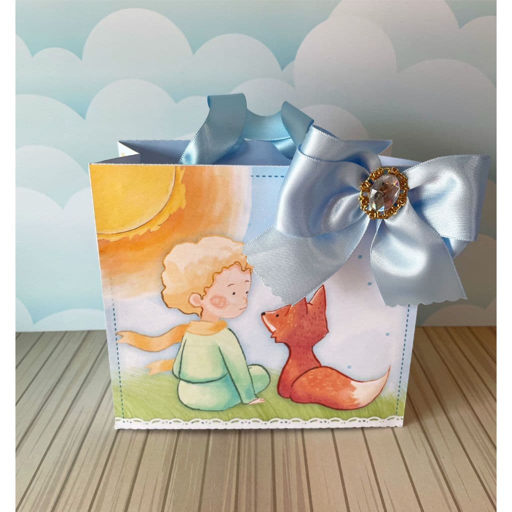 Sacolinha Personalizada G - Pequeno Príncipe 10 unidades