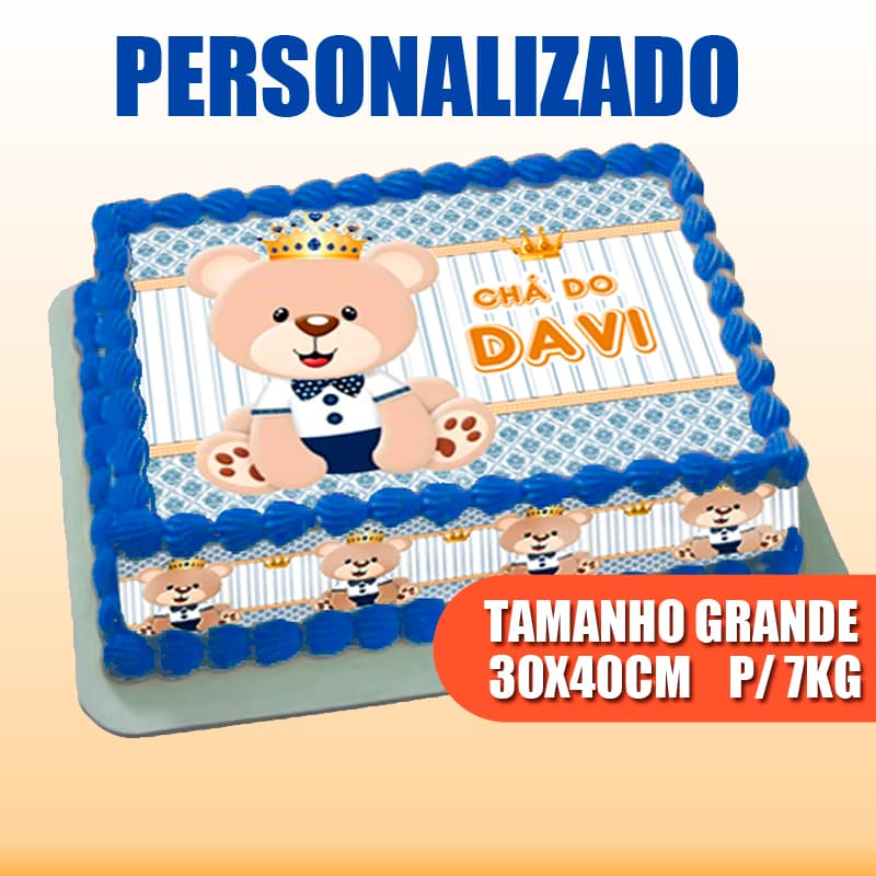 Papel arroz Personalizado com Nome Grande 30x40cm