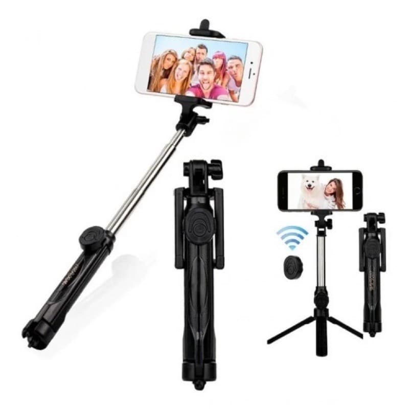Suporte para celular Bastão Pau de Selfie Retrátil Bluetooth suporte tripé para celular com controle