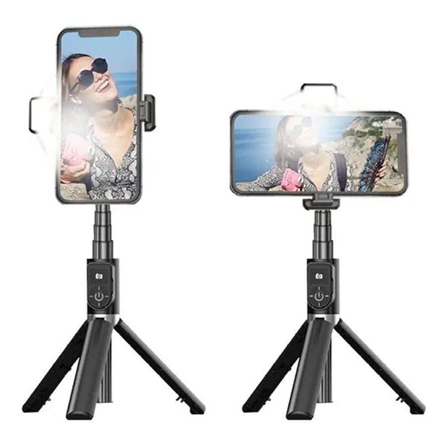 Tripe Telefone Bastão Pau De Selfie Controle Bluetooth Celular Promoção Novidade Lançamento