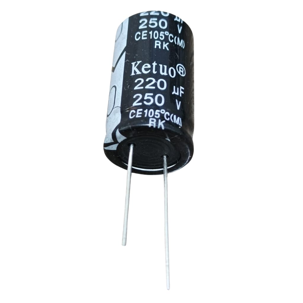 CAPACITOR ELETROLITICO * 220UF X 250V * 105ºC
