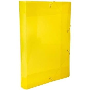 Pasta Com Aba Elastica Pp 40mm Amarela 1024 - Acp