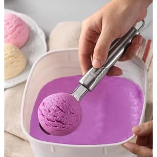 Colher de Sorvete de Aço Inoxidável/Pegador de Sorvete