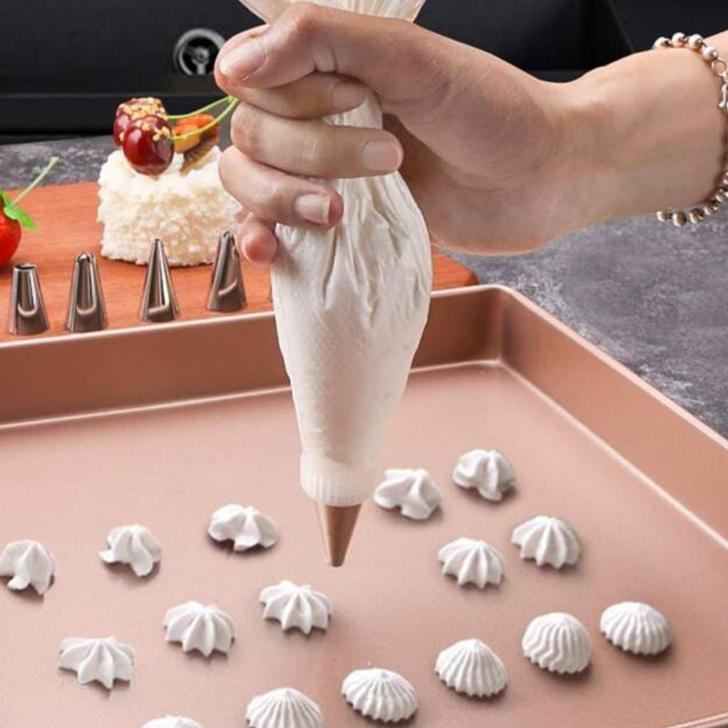 Kit de confeitaria  bico de aço inox