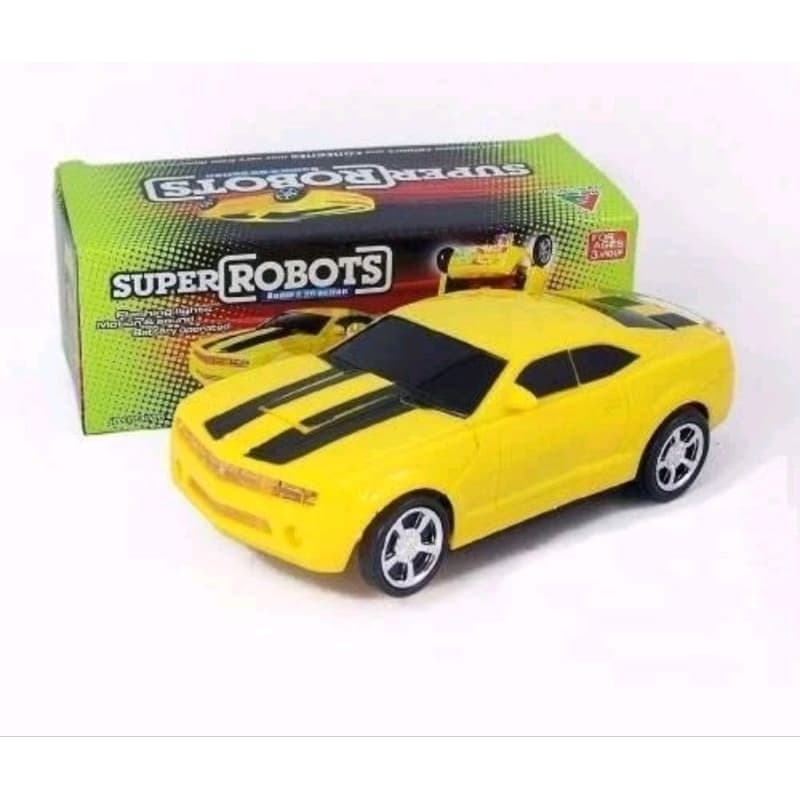 Camaro amarelo Transformes bate e volta