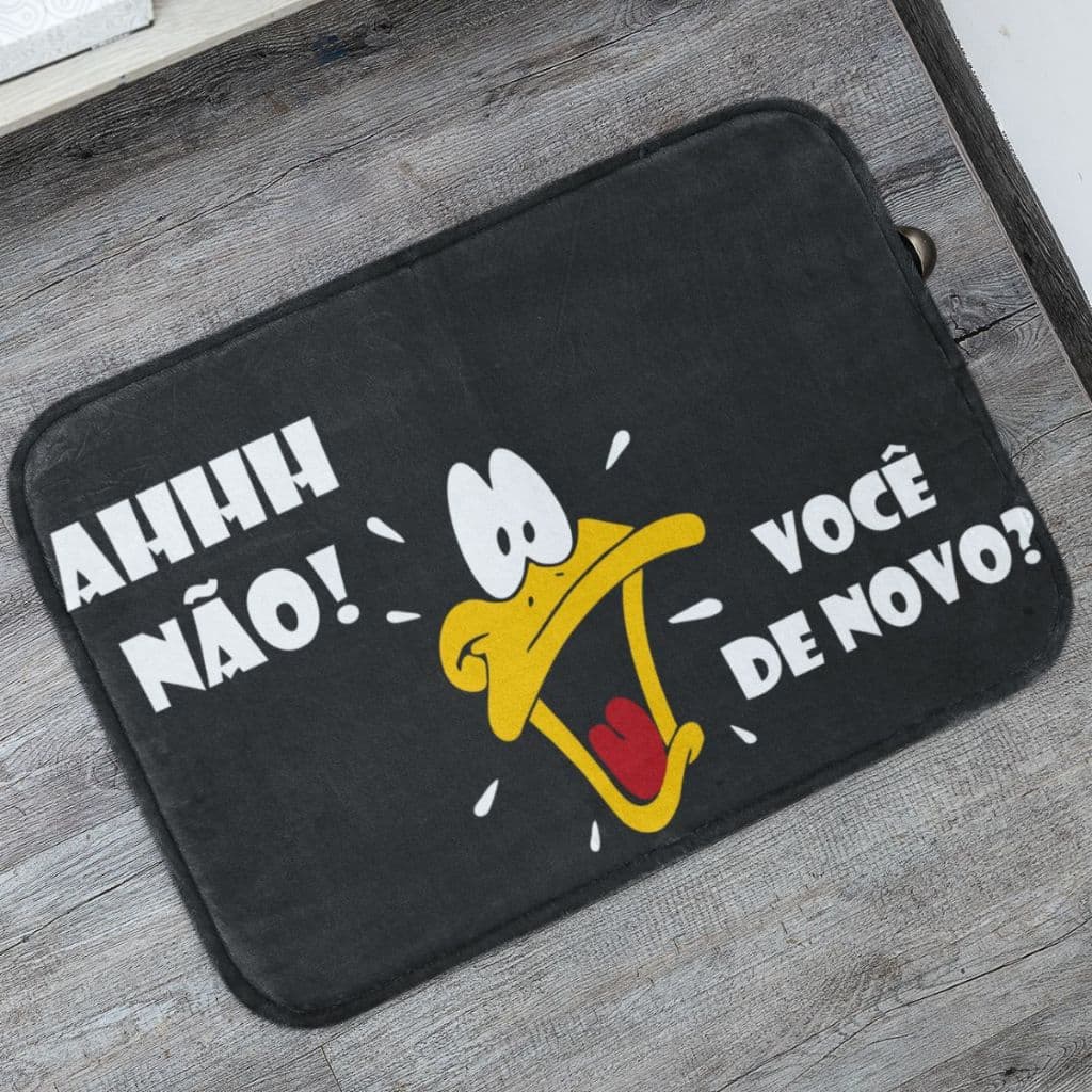 Tapetes de Porta Você de Novo? Decorativo para Entrada Antiderrapante 55x35