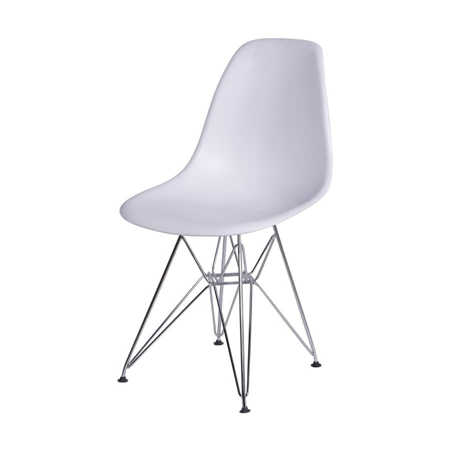 Cadeira de Jantar DKR Eames Boxbit com Base Cromada para Escrivaninhas / sala de jantar