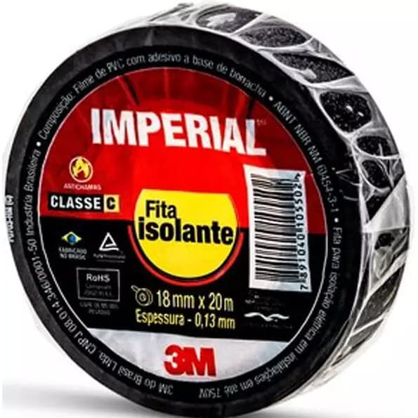 Fita Isolante Imperial 18x10 e 18x20 - 3M