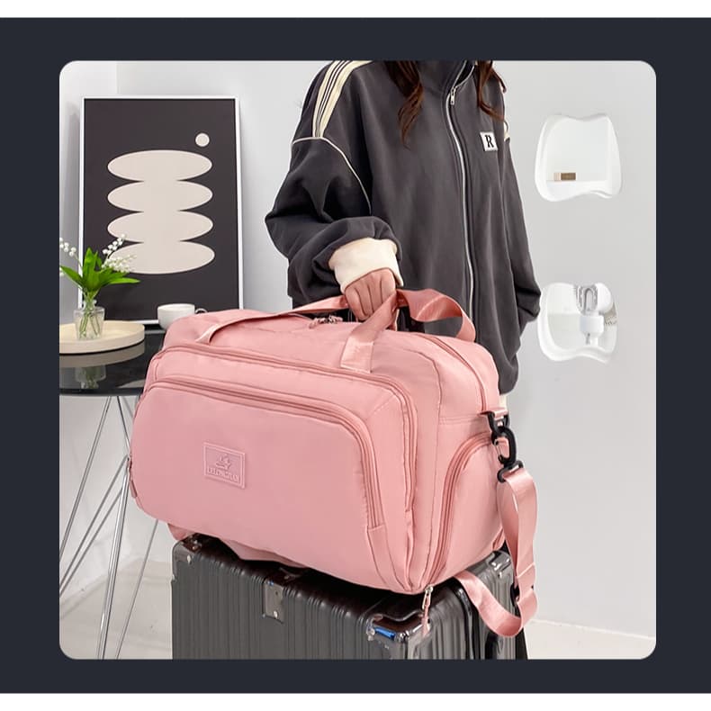 JAMI JAMI Bolsa Mochila Mala Maternidade Grande Capacidade À Prova D' Água Academia Viagem Fitness alça transversal 8770