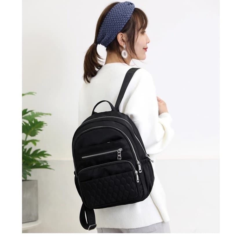 Bolsa de Nylon Impermeável Moda Feminina Bolsa de Ombro Simples Bolsa Casual Bolsa Com Pingente 1230 Promoção