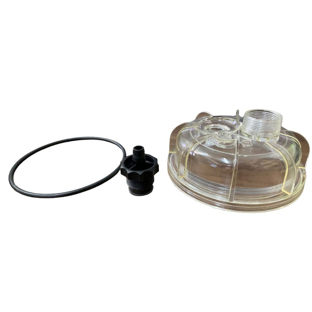 Copo Acrílico Maior Para Filtro Racor Sem Entrada Sensor Separador de Agua