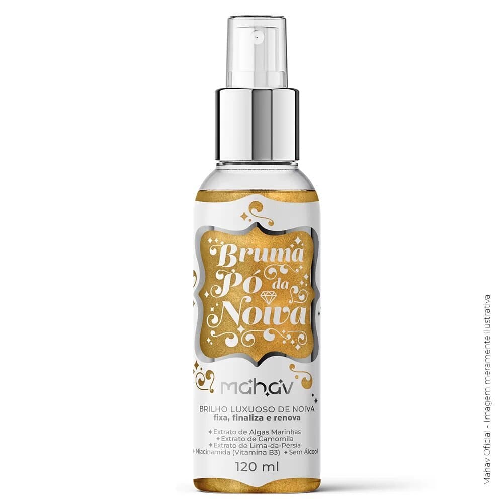 Bruma Iluminadora Po Da Noiva Mahav Fixador De Maquiagem