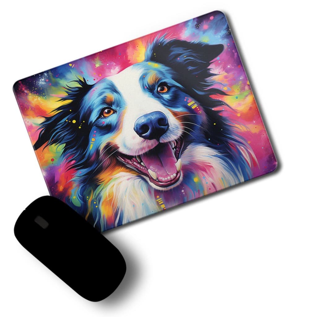 Mouse Pad Mouse  COLLIE BORDER Personalizado Emborrachado