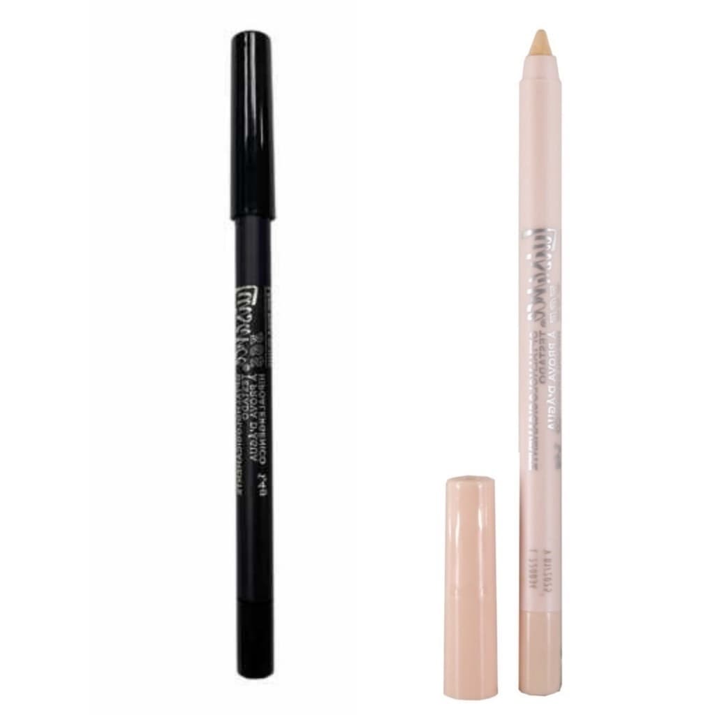 Luisance 365 lapis para olhos A prova D agua preto branco e  nude  L5201 -L5205-L5206