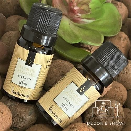 Essência Para Aromatizador Elétrico 10ml Essência Flor de Algodão Via Aroma