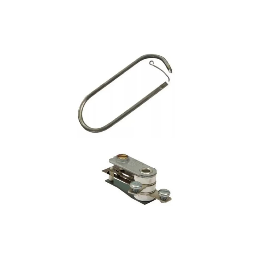 Kit Com 1 Resistência P Vulcanizador  220v Viluz/emeb + 1 Termostato Para Vulcanizadora
