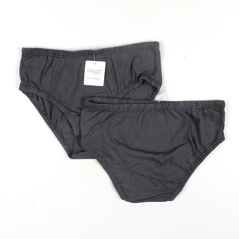 Kit 10 Cuecas Slip Lisa Infantil Algodão Kids