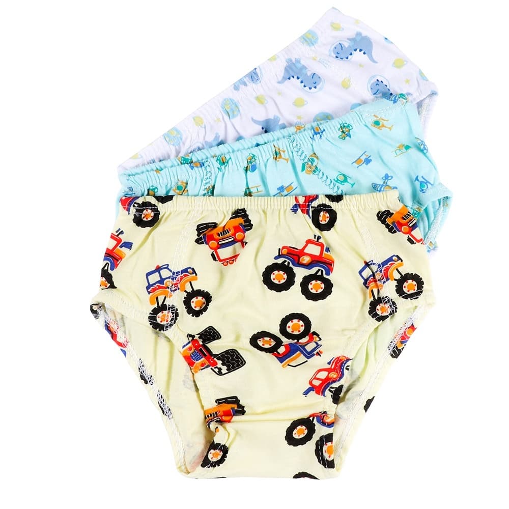 Kit 5 Cueca Infantil Estampada Algodão Menino
