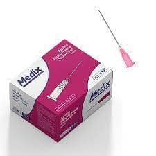 Agulha Rosa Hipodérmica Descartável Medix 18G - 40x1,20mm