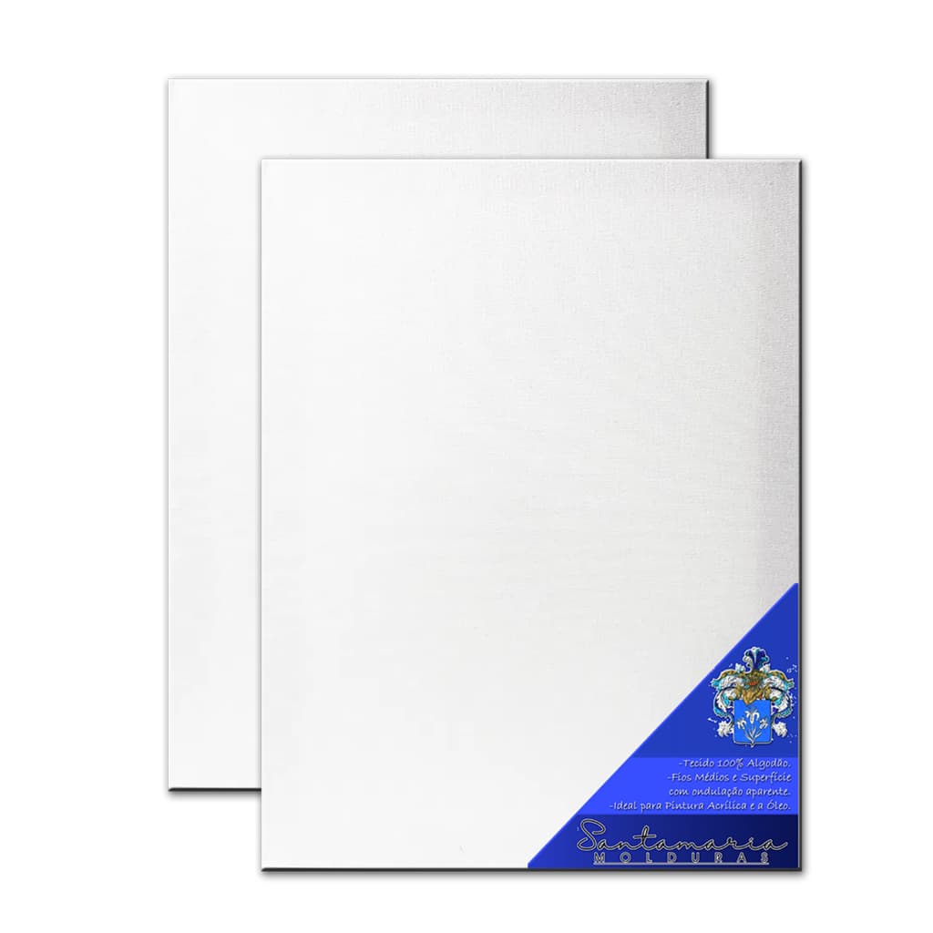 Kit 2 Painel Para Pintura 30x40 Pronto P/ Uso 100% Algodão