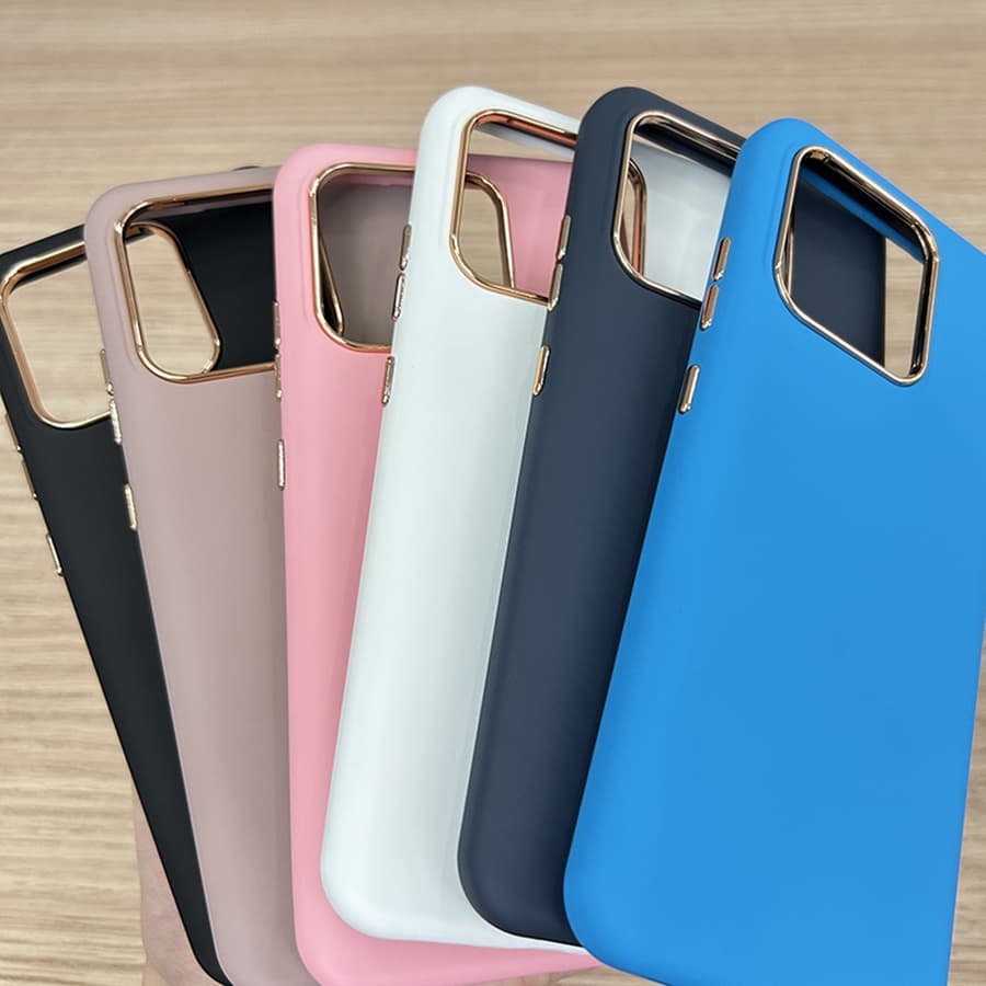 Alta qualidade de couro toque XiaoMi 12/Mi 12 lite/XiaoMi 12 pro/Redmi 12 Sensação de pele chapeamento Lens Phone Case