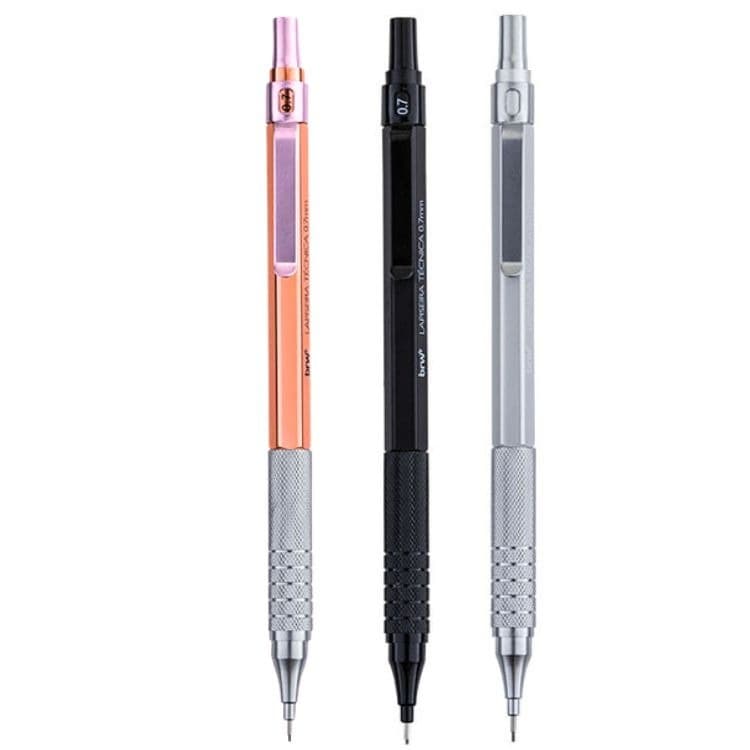 Lapiseira técnica artística 0.7mm - metalizada - BRW / WX Gift