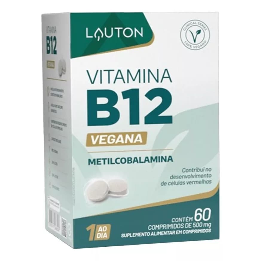 Vitamina B12 Metilcobalamina Com 60 Capsulas