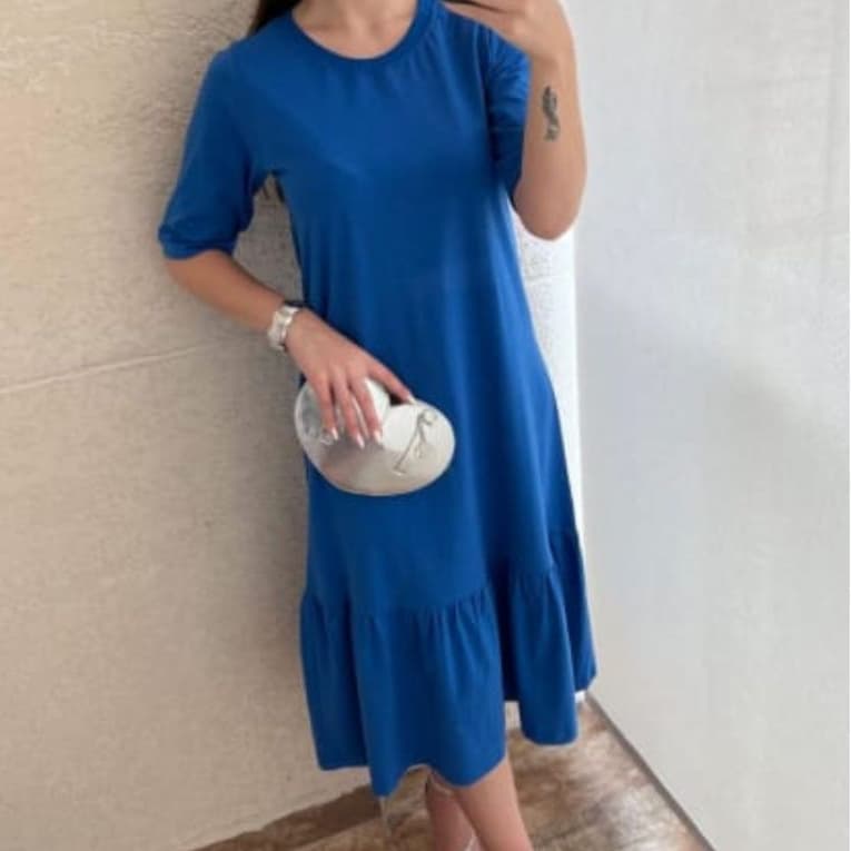 Vestido Midi Algodão