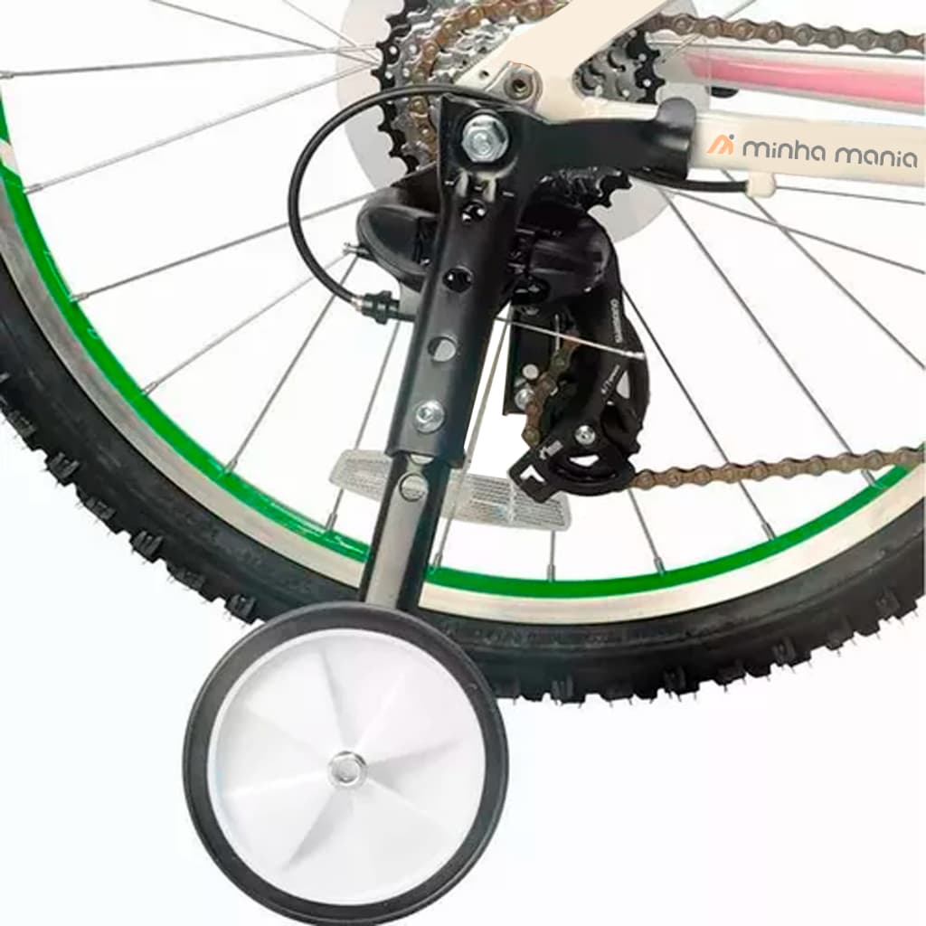 Rodinha Bicicleta Criança Aro 24 20 16 Reforçada 30kg Marcha
